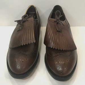 Vintage Bobby Clampett Leather Golf Shoes w/spikes 9 M